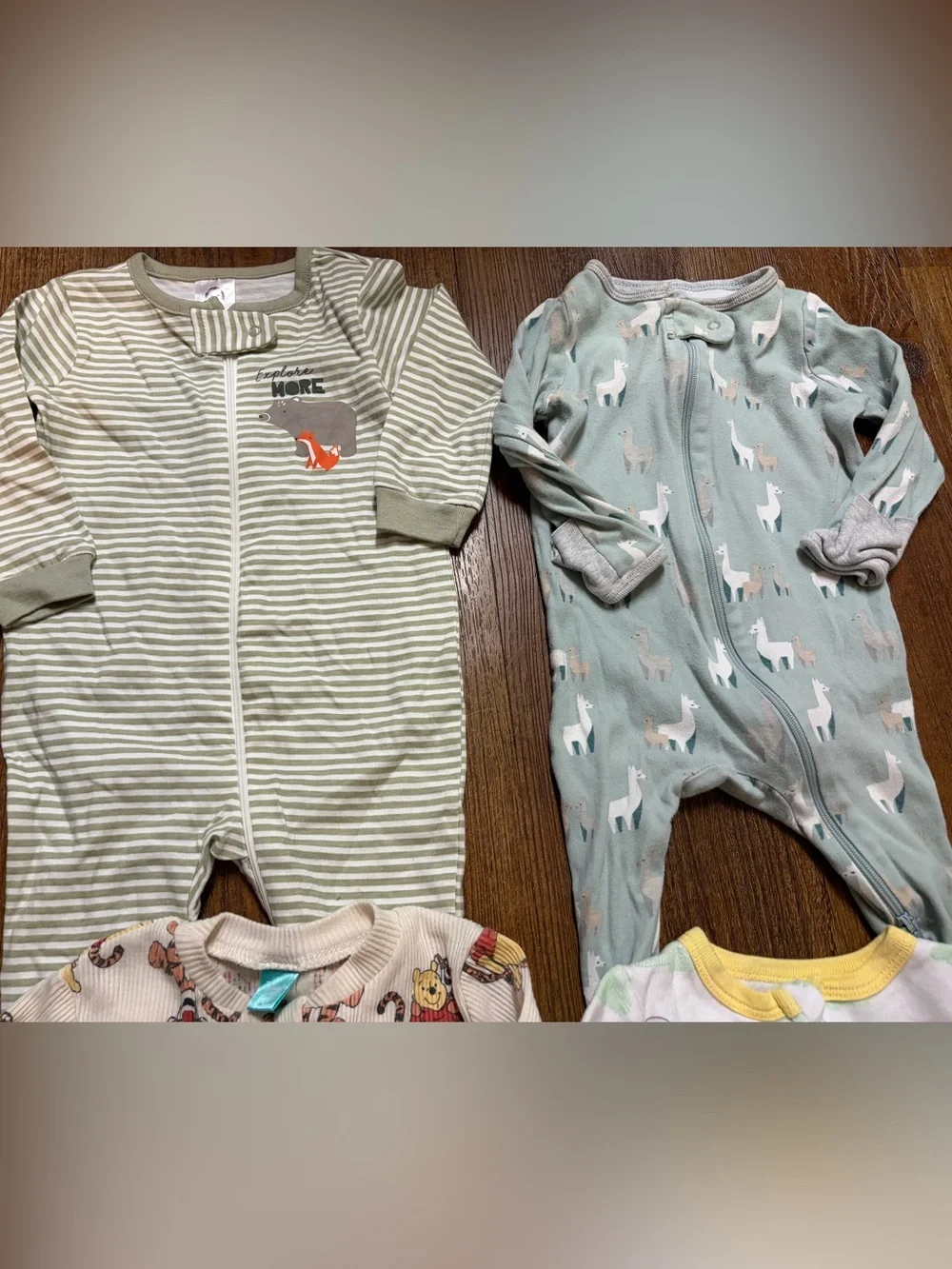 Four Pajama Sets